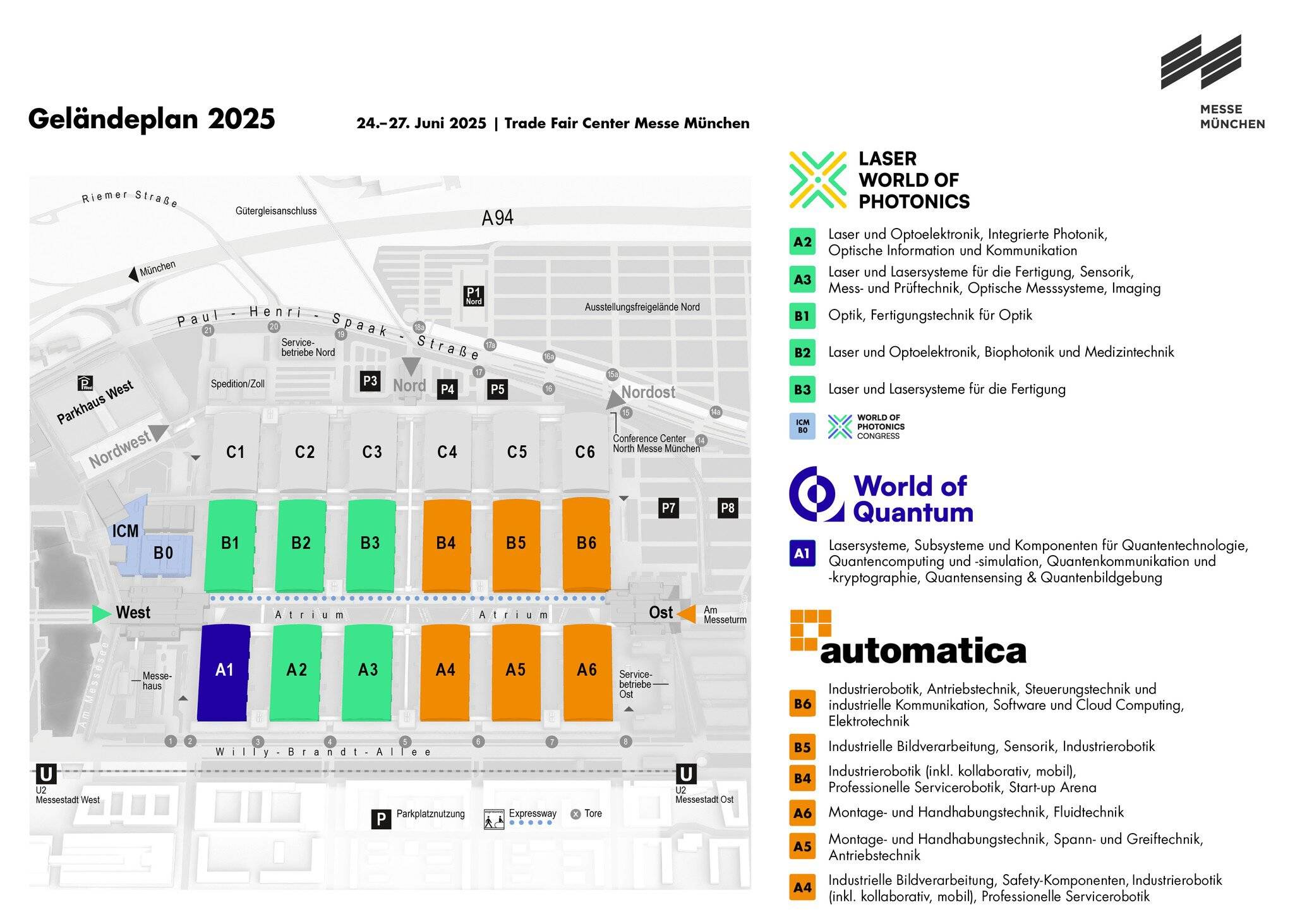 2027年automatica与Laser World同期,慕尼黑打造行业盛会