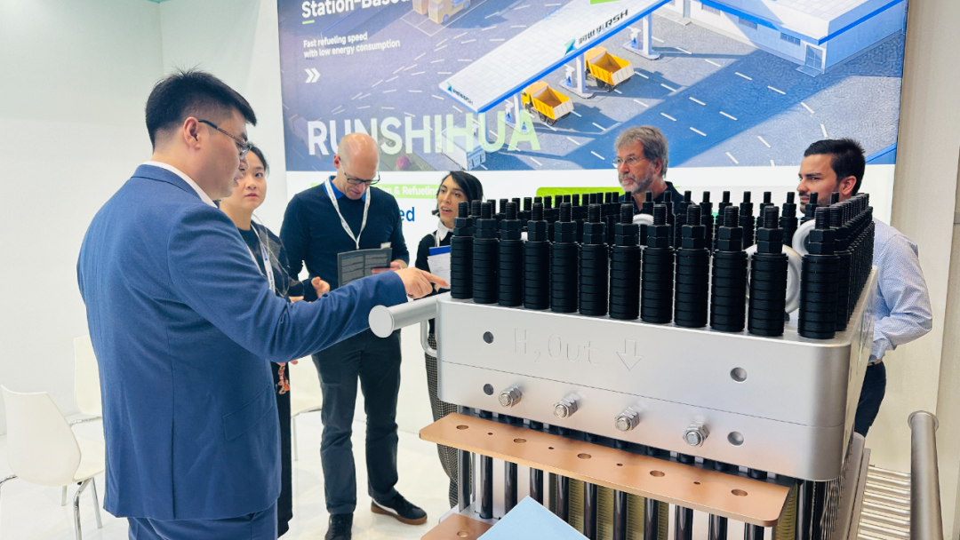 集团新闻|润世华氢能源亮相2025年德国国际氢能展,以自主核心技术引领全球绿氢产业新篇章