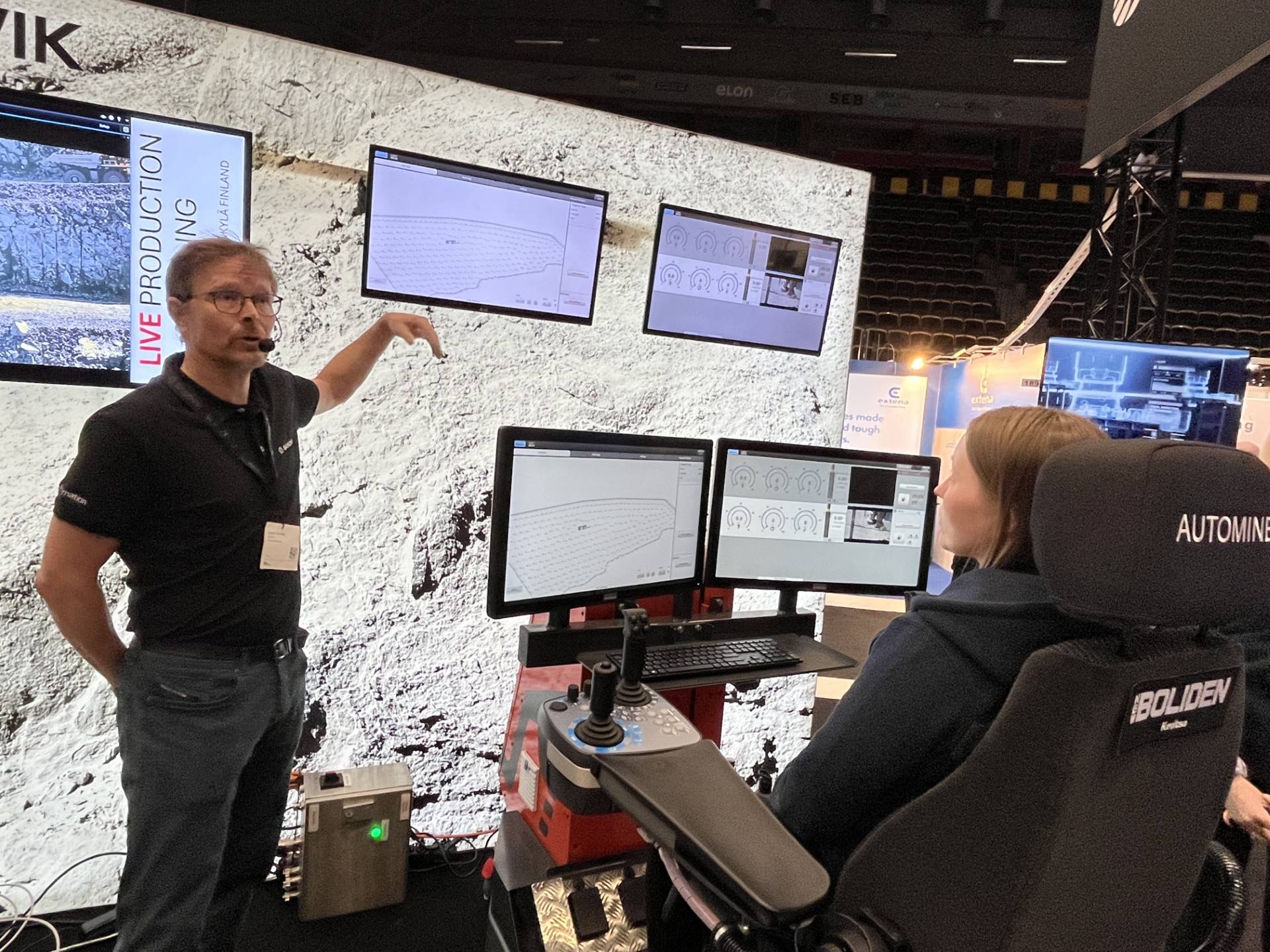 2025瑞典国际矿业展:远程操控技术在矿井作业中的应用展示