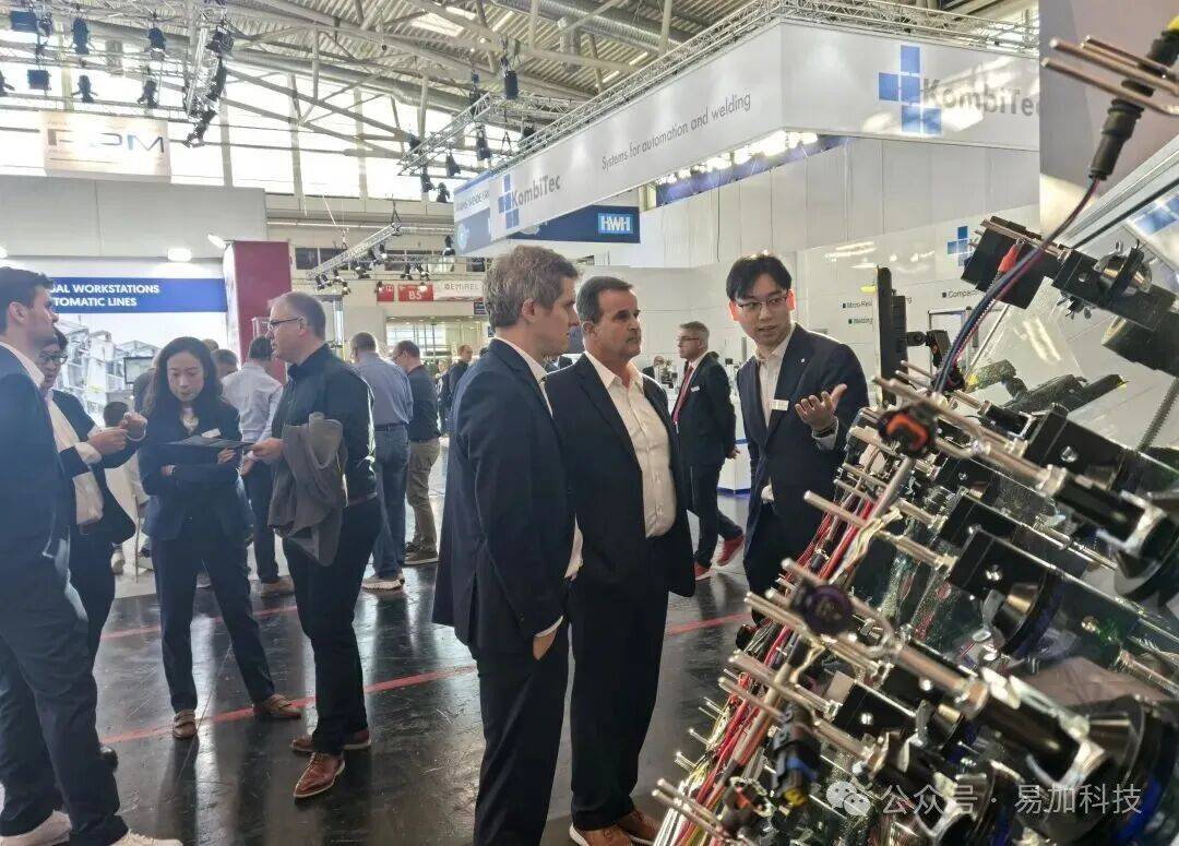 易加科技携“易视电子组装板”亮相2025年德国慕尼黑电子生成设备展