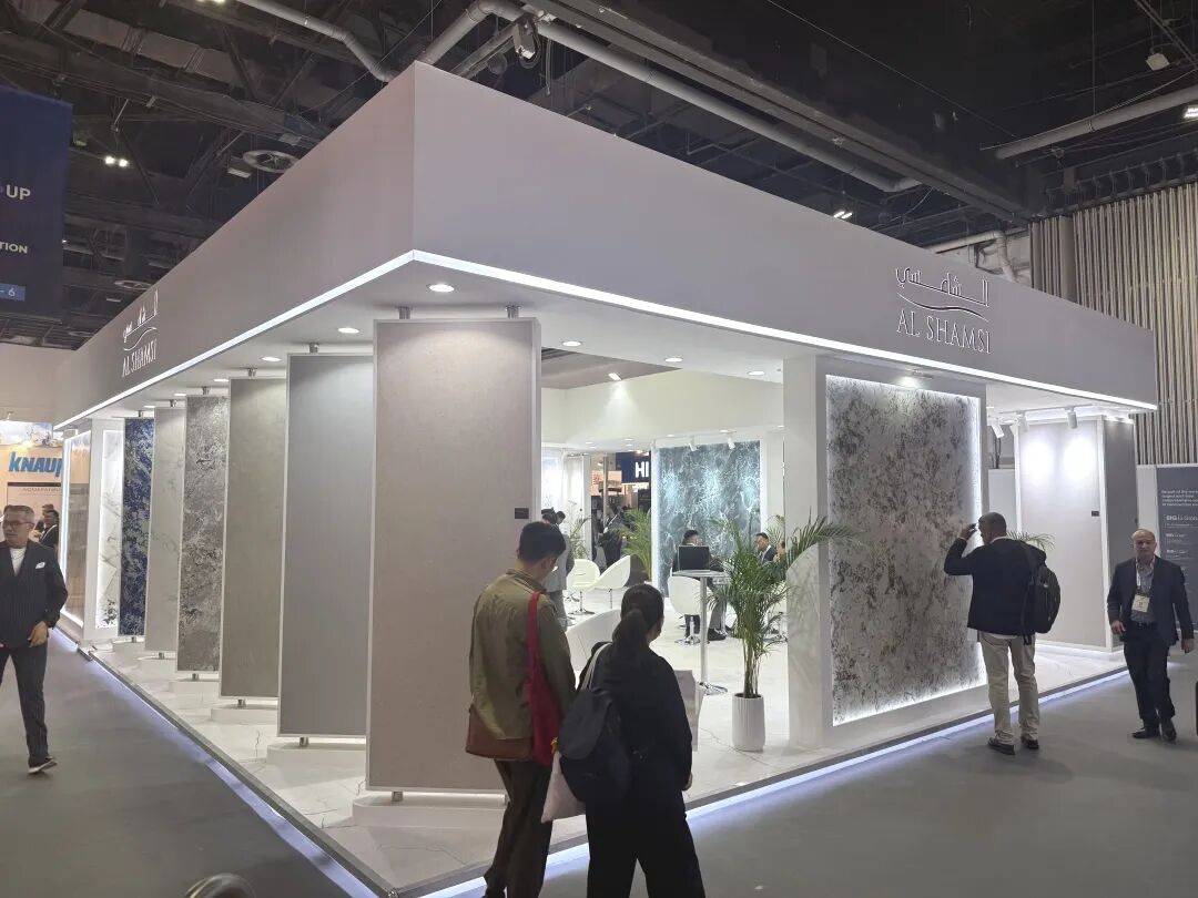 马可波罗瓷砖惊艳亮相2025年中东迪拜五大行业展