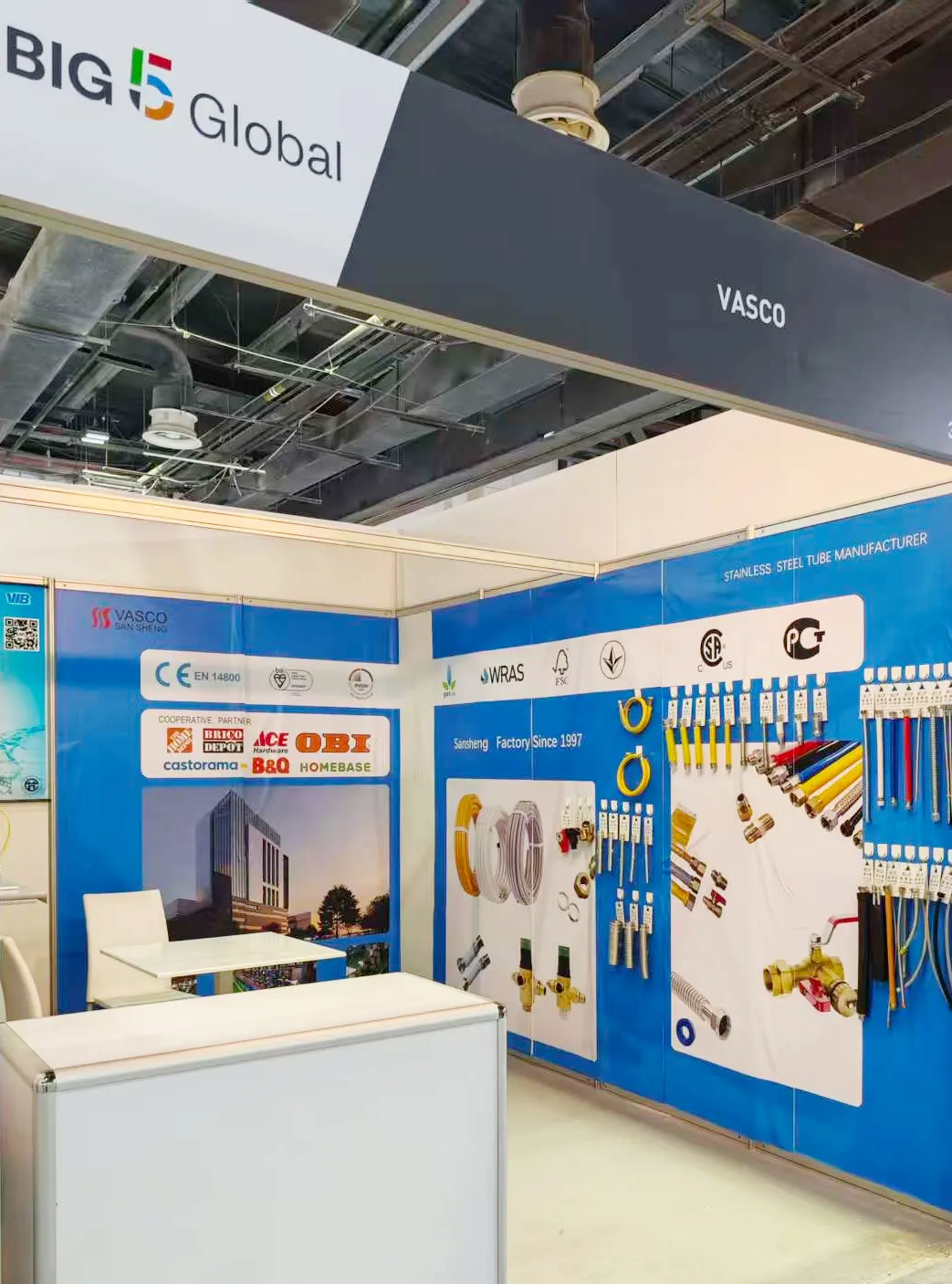 上海三盛科技重磅出征2025迪拜五大行业展,以硬核品质角逐全球建筑管道市场