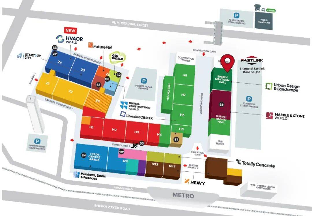 快联的“中东时间”:上海快联门业于Big 5 Global迪拜五大行业全球博览会开启新征程