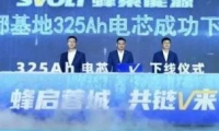 蜂巢能源成都基地325Ah储能电芯首次下线