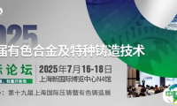 嘉宾阵容全揭晓！第8届有色合金及特种铸造技术国际论坛7月上海开幕