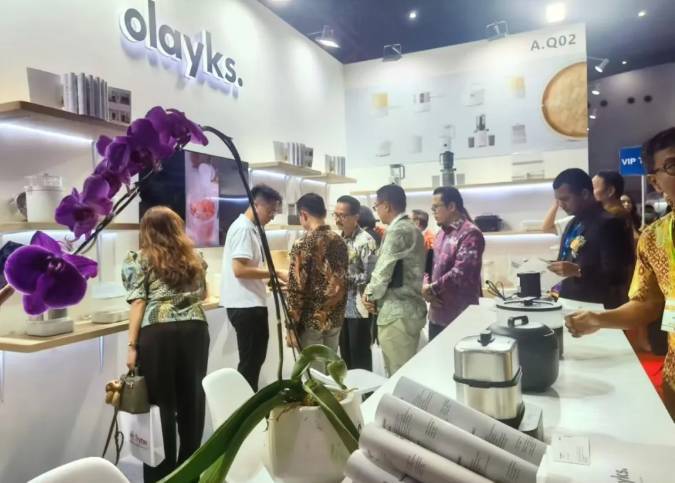 8月6日-8日olayks立时受邀印尼参展！2025印尼国际消费类电子及家用电器展现场火爆！