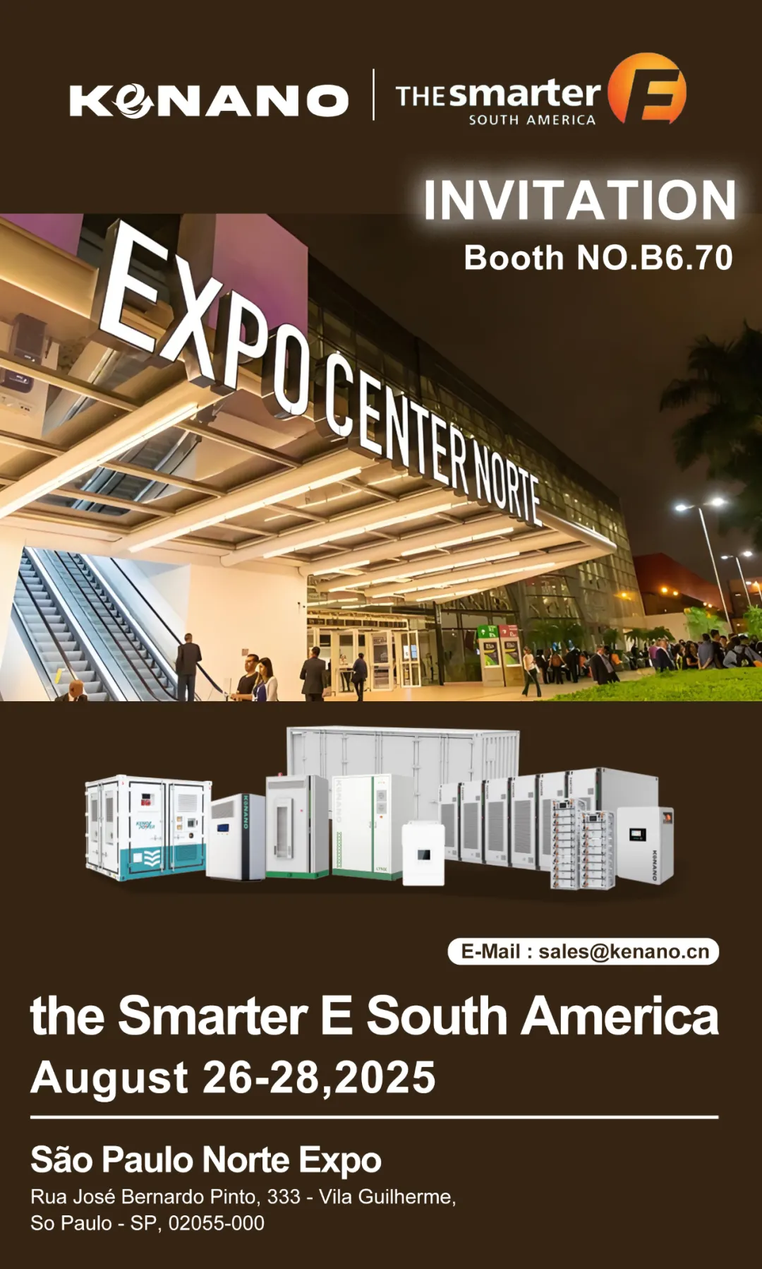 the Smarter E South America 2025巴西智慧能源展！江苏科微新能源科技直击南美能源未来！科微NO.B6.70邀您参展。