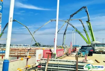 BICES 2025展商风采：中联重科多台泵车助建济南重点工程