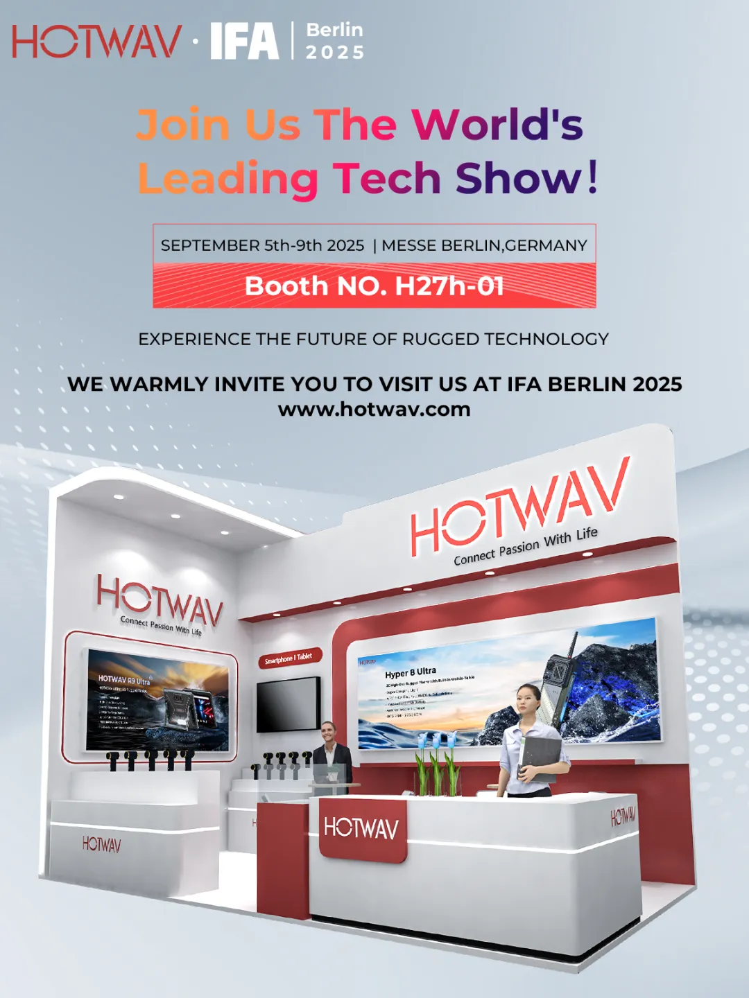 HOTWAV将亮相 IFA Berlin 2025 展会| Meet Us at IFA 2025