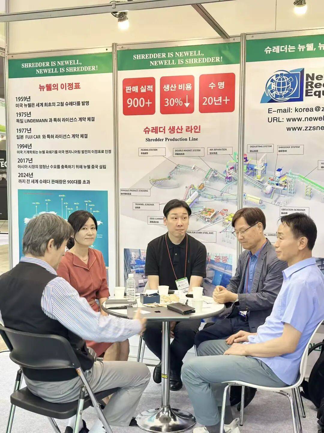 中再生纽维尔Newell亚洲团队亮相韩国环保展（RE TECH 2025）