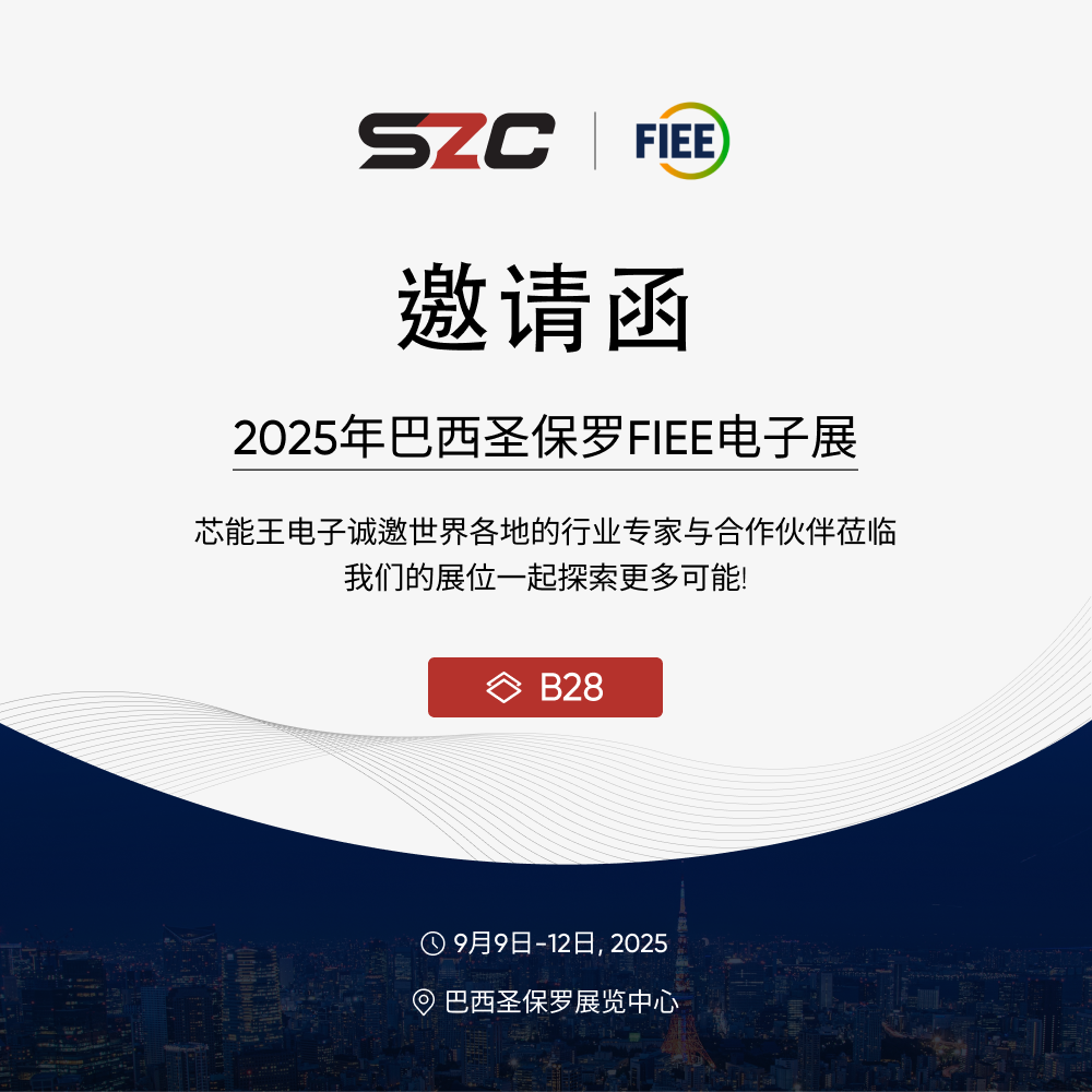 芯能王电子邀您共赴2025 FIEE巴西电子展！