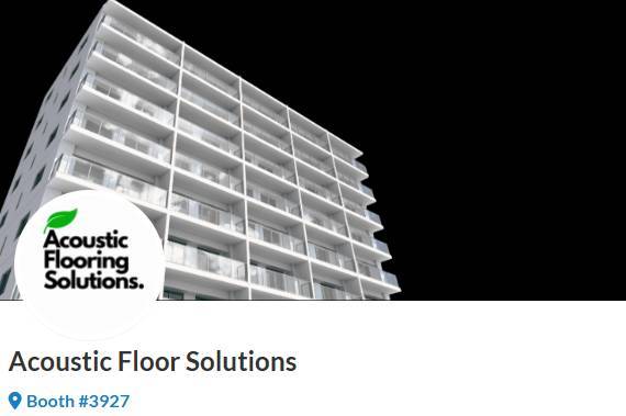 2025年加拿大多伦多国际建筑建材展览会：参展商Acoustic Floor Solutions