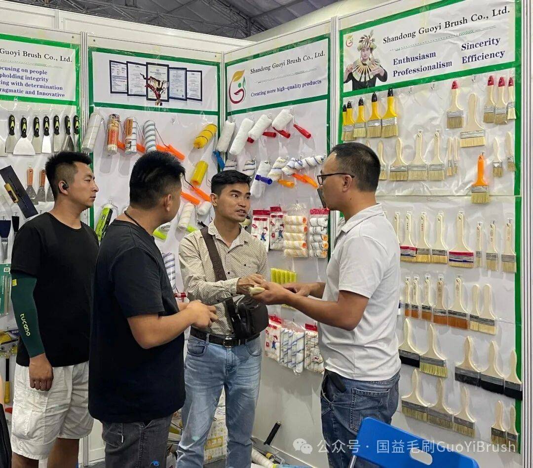 展会回顾 | 国益毛刷精彩亮相2024年越南（河内）国际建材及家居用品展