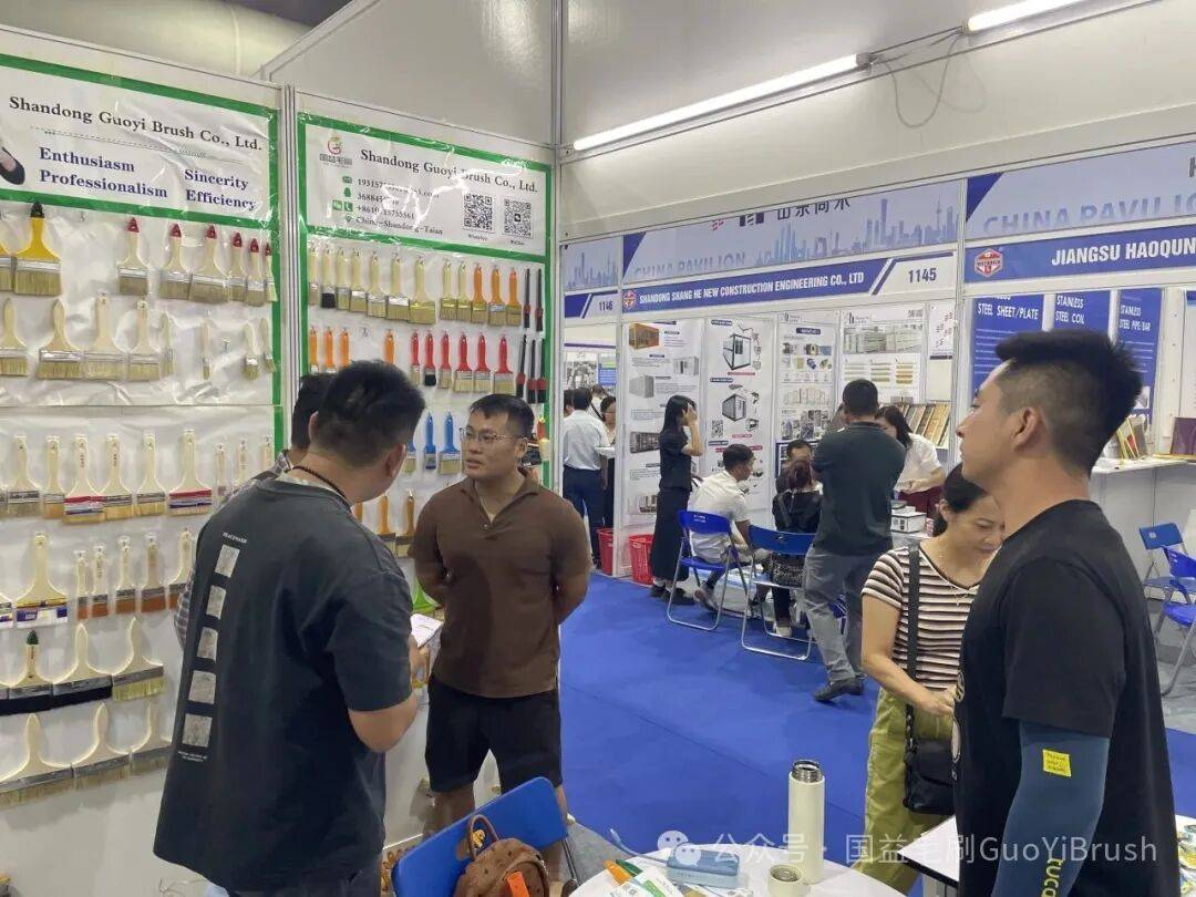 展会回顾 | 国益毛刷精彩亮相2024年越南（河内）国际建材及家居用品展