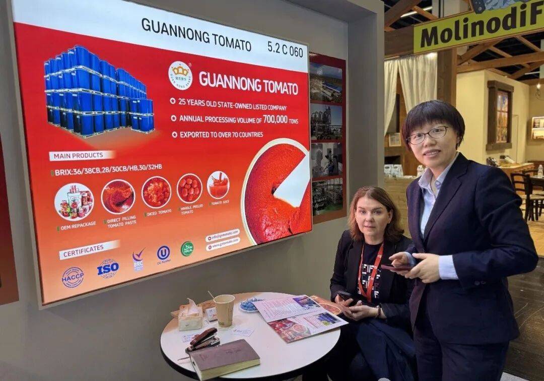 冠农闪耀2025年德国科隆世界食品展，让世界品味新疆味道！