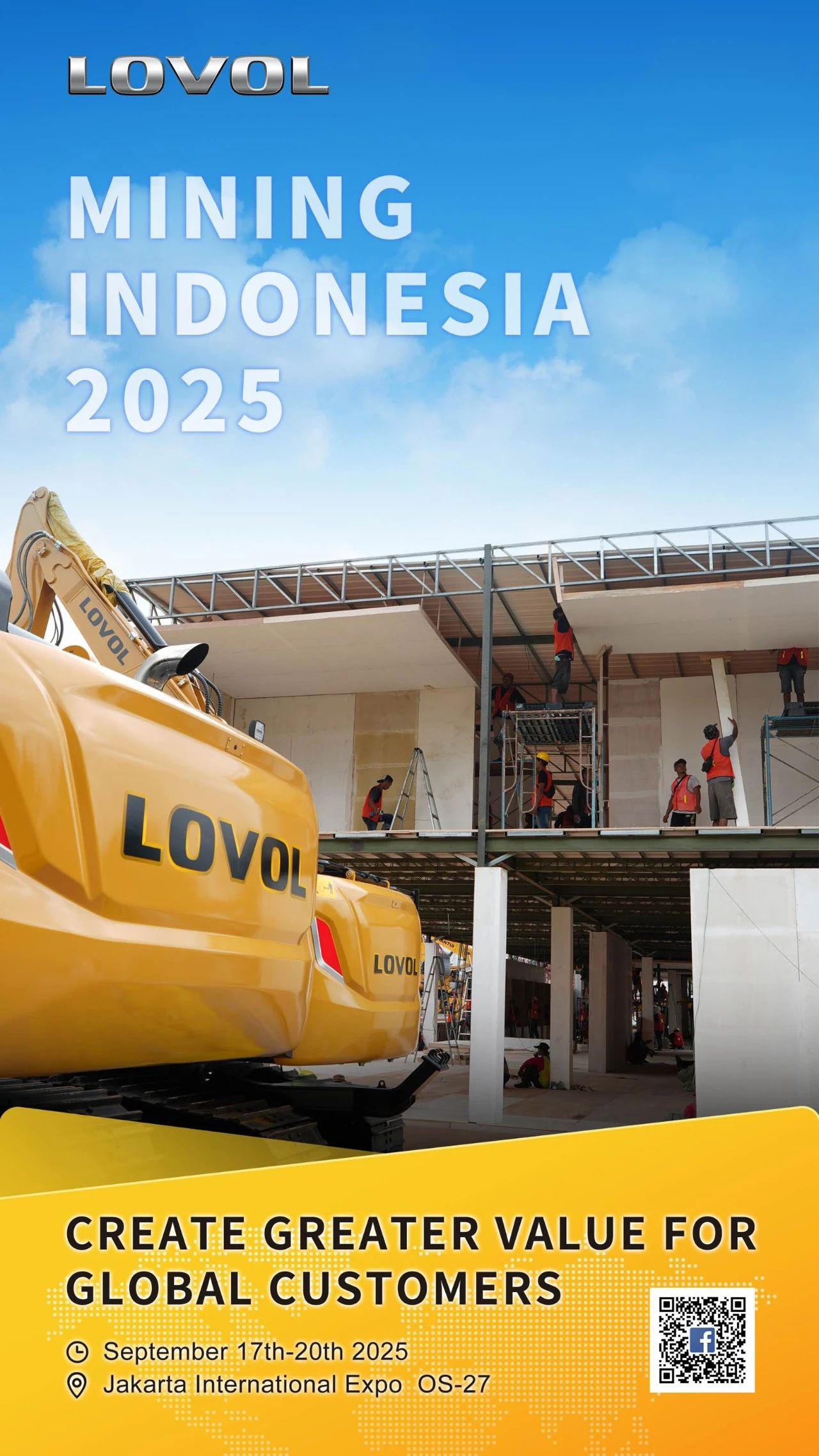 2025印尼国际矿业展 | 闪耀千岛之国，雷沃重工展区搭建中！