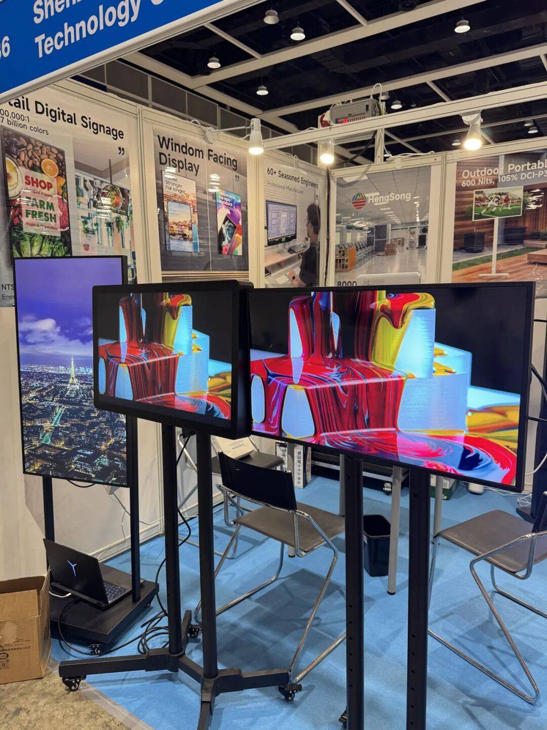 2025香港电子产品展首日直击：恒昇光电 Mini LED 技术引爆湾仔会展中心~