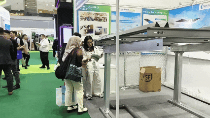 相聚马来西亚，潽升新能源携全新车棚系列产品亮相 IGEM 2025