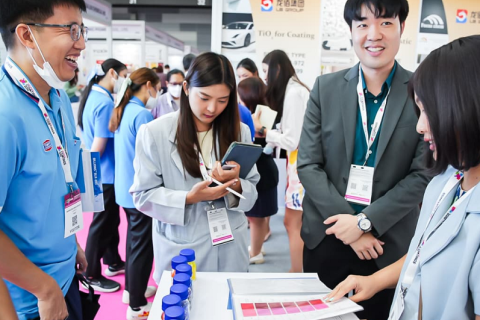 印尼亚太涂料展览会展会现场图片