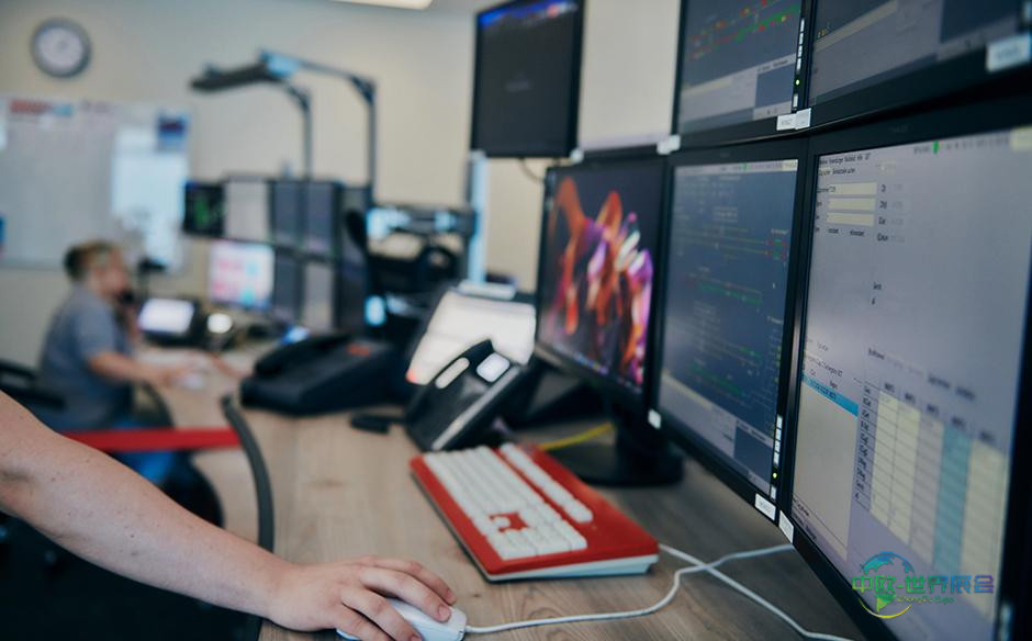 多瑙沃特数字信号控制中心中央控制界面 图片来源：德国铁路股份公司/Dominic Dupont