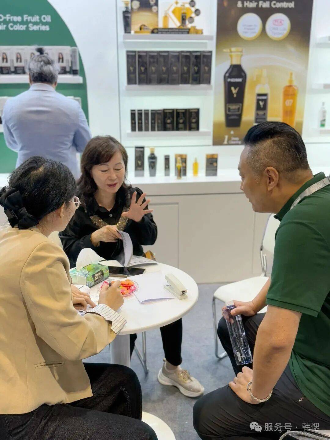 圆满收官！韩愢携启彩亮相2025年亚太美容展，健康染发技术扬帆出海