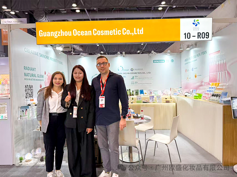 首日爆场！欧盛化妆品亮相2025年香港亚太美容展，引爆全球买家围观！