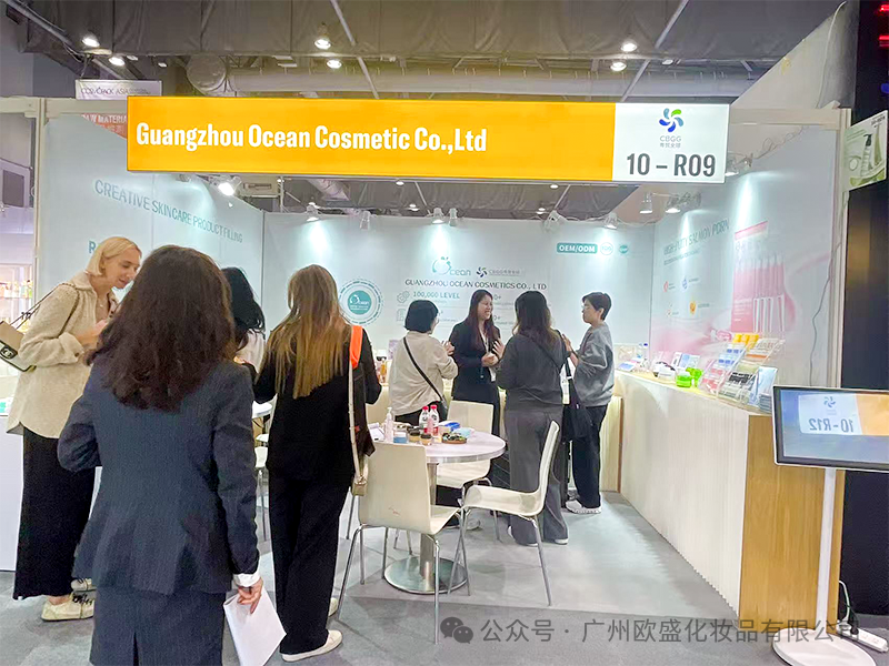 首日爆场！欧盛化妆品亮相2025年香港亚太美容展，引爆全球买家围观！