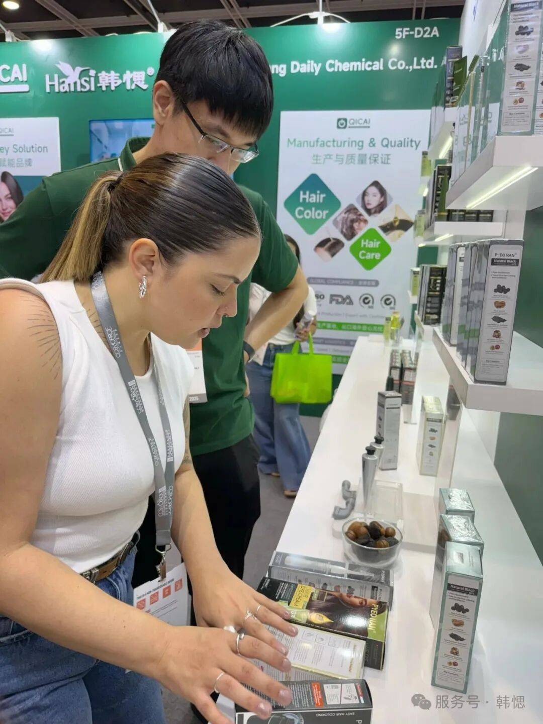 圆满收官！韩愢携启彩亮相2025年亚太美容展，健康染发技术扬帆出海