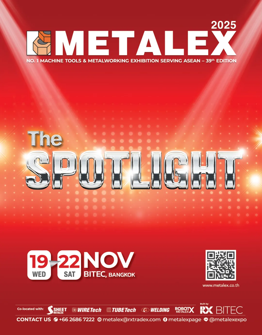 金蜘蛛将携英文杂志FAP参展泰国机床及金属加工机械展METALEX 2025