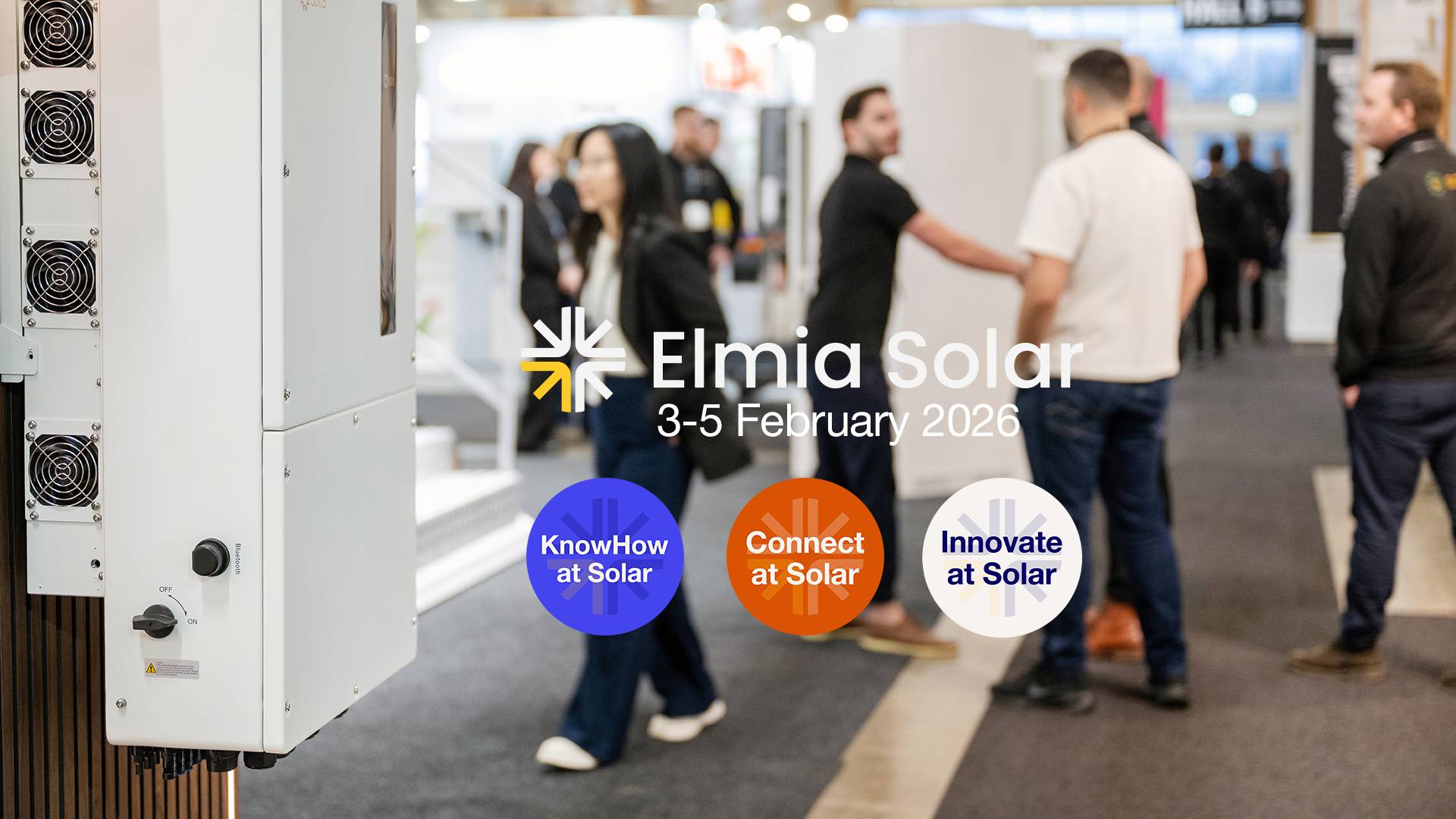 2026年瑞典延雪平Elmia Solar展会：塑造能源商业未来