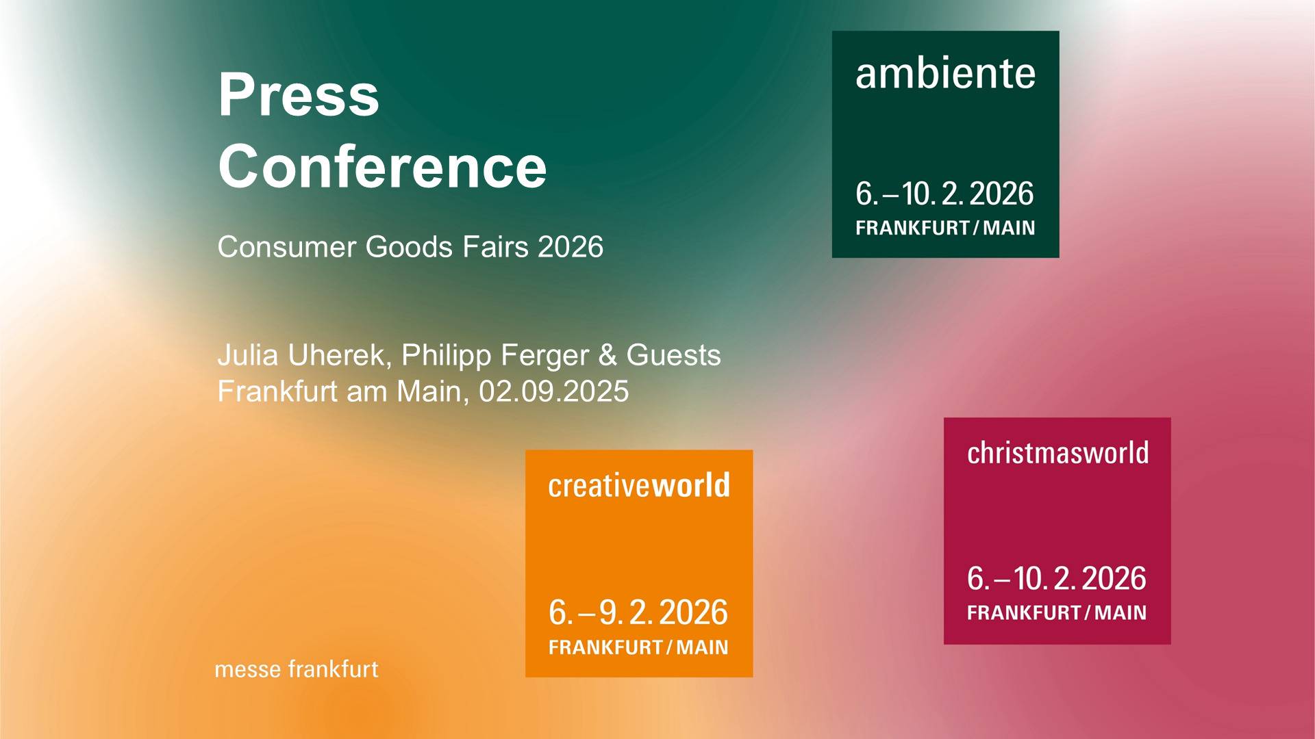 2026年德国消费品及家居博览会筹备情况公布，聚焦未来生活趋势