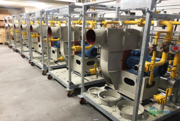 耐火材料烘干燃烧器交付玻璃生产商客户