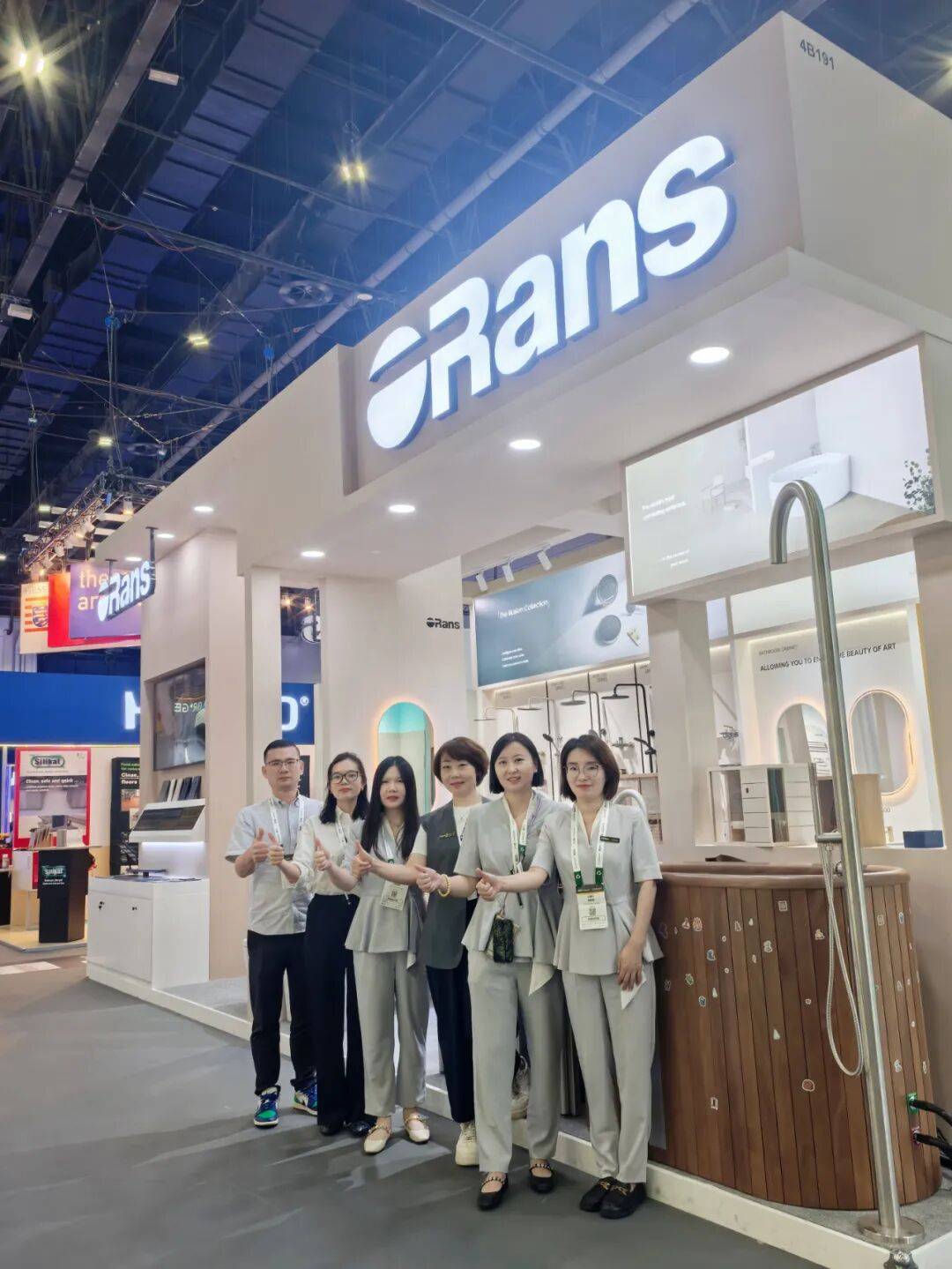 ORans欧路莎卫浴亮相2025阿联酋迪拜五大行业展