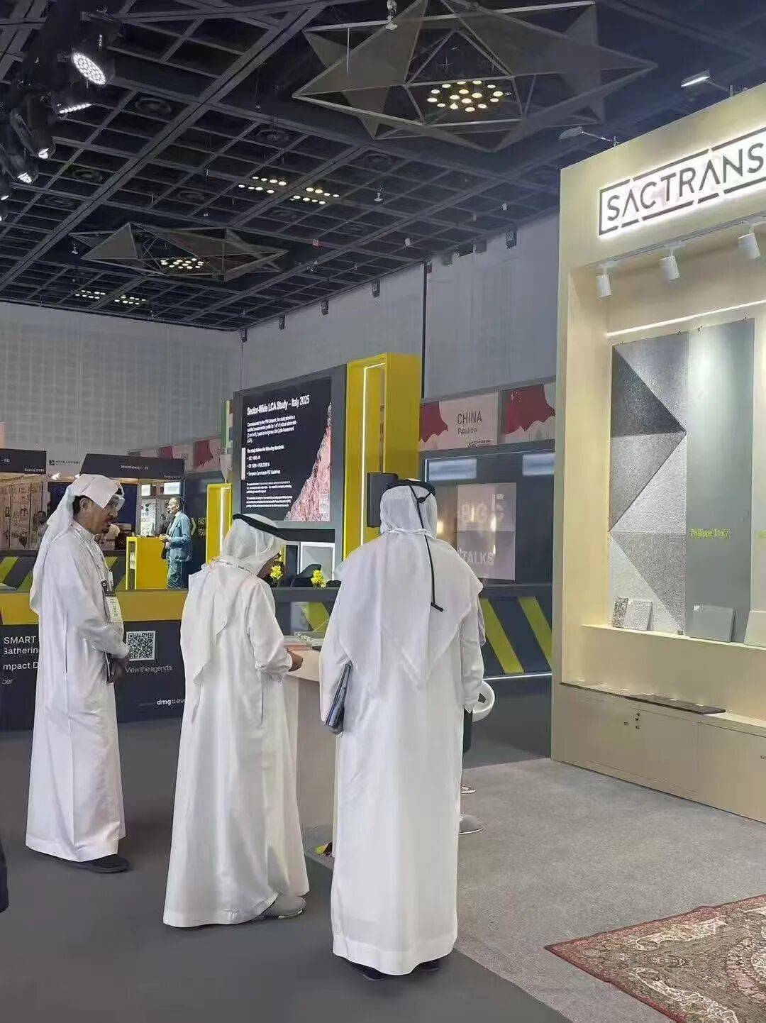 圣超石业亮相2025年中东迪拜五大行业展览会