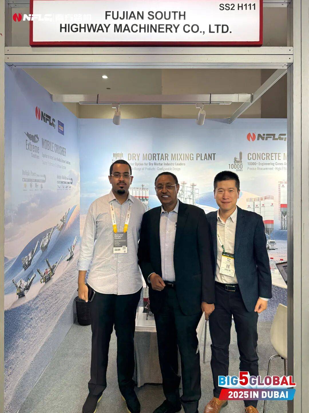 聚焦中东 南方路机再度闪耀迪拜五大行业展览会Big 5 Global 2025