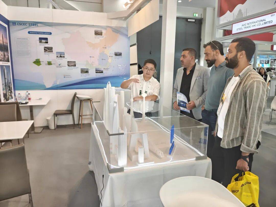 凭实力圈粉！中建钢构再度亮相2025年迪拜五大行业BIG5展览会