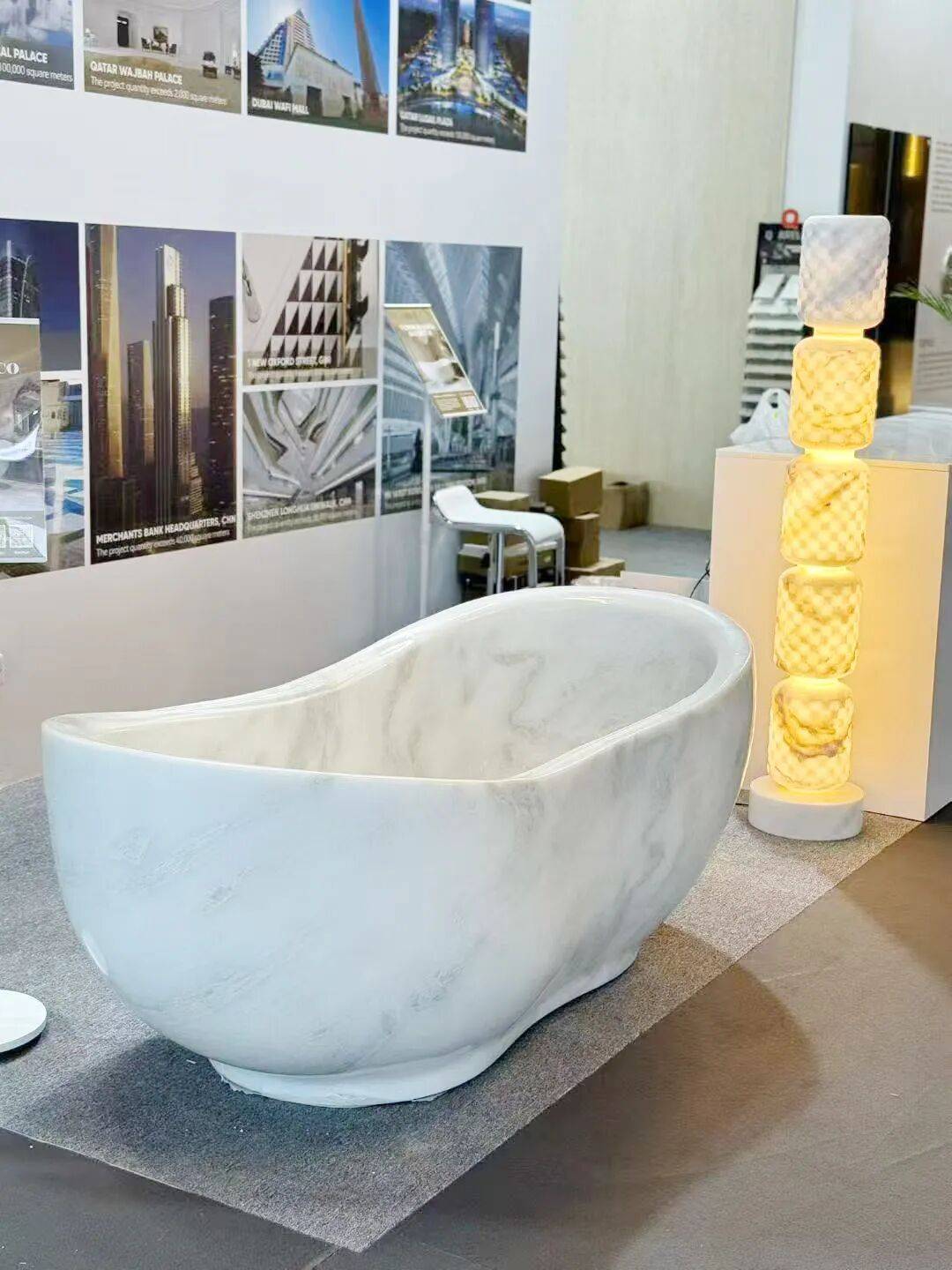 2025年迪拜五大行业展完美落幕，高时石材集团皇家白玉与Quarella人造石惊艳亮相！