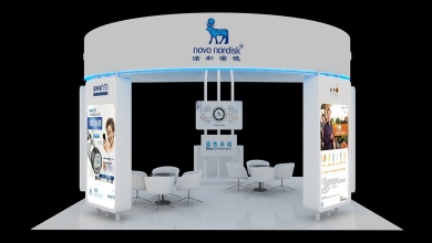诺和诺德展台搭建