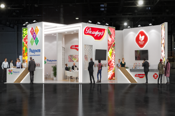 蔬果肉类展台搭建