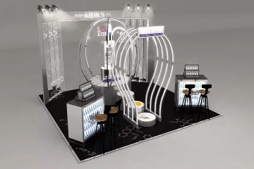灯泡主题展台案例